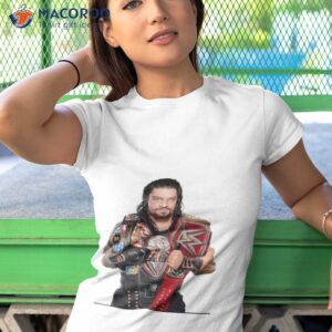 roman reigns champion in smackdown t shirt tshirt 1