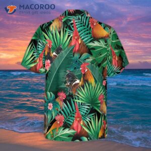 rooster version two hawaiian shirt 1