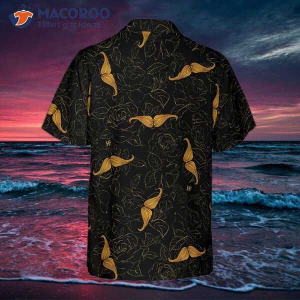 Rose-colored Mustache Hawaiian Shirt