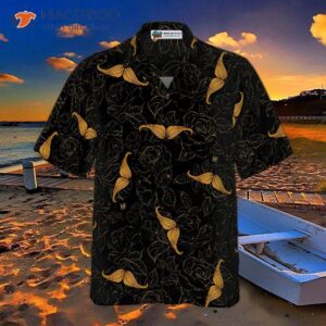 rose colored mustache hawaiian shirt 2