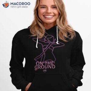rose on the ground led design shirt hoodie 1