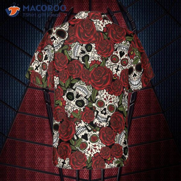 Rose Skull Mexican Hawaiian Shirt