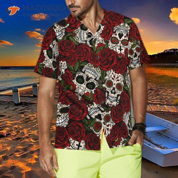 Rose Skull Mexican Hawaiian Shirt