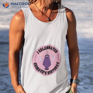 round design grimace birthday shirt tank top