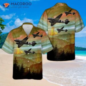 Royal Air Force Battle Of Britain Memorial Flight Dc-3 Dakota Hawaiian Shirt