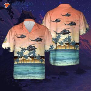 Royal Canadian Air Force 427 Special Operations Aviation Squadron Bell Ch-146 Griffon Hawaiian Shirt