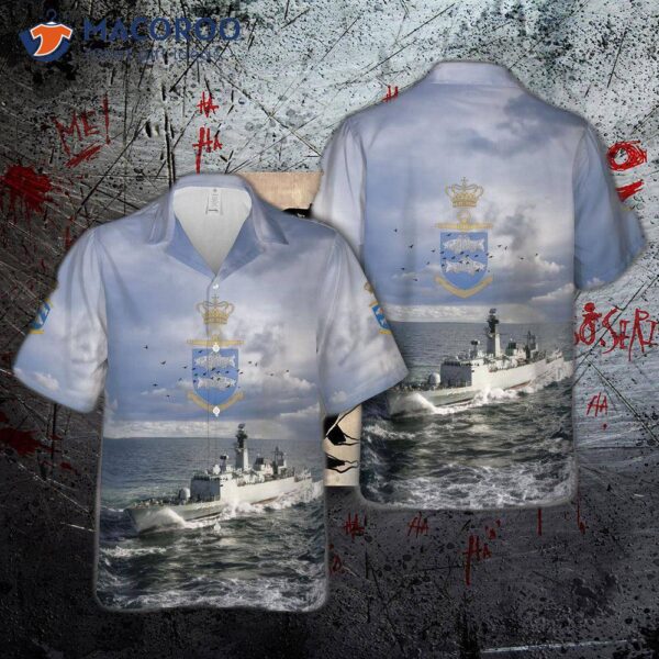 Royal Danish Navy – Corvette F355 Hdms Olfert Fischer Hawaiian Shirt