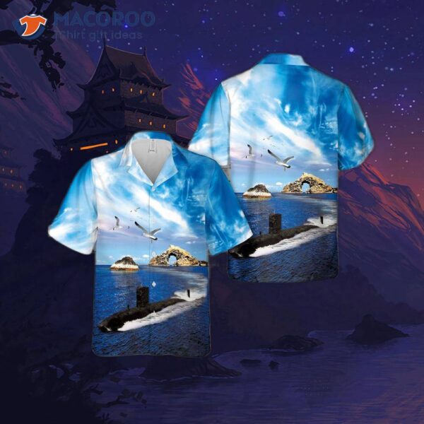 Royal Navy Hms Tireless (s88) Hawaiian Shirt