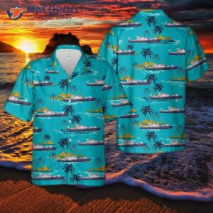 Royal New Zealand Navy’s Hmnzs Kahawai (p3553) Hawaiian Shirt