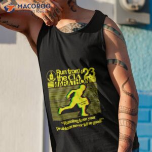 run from the cia 23 marathon running from your problems never felt so good t shirt tank top 1