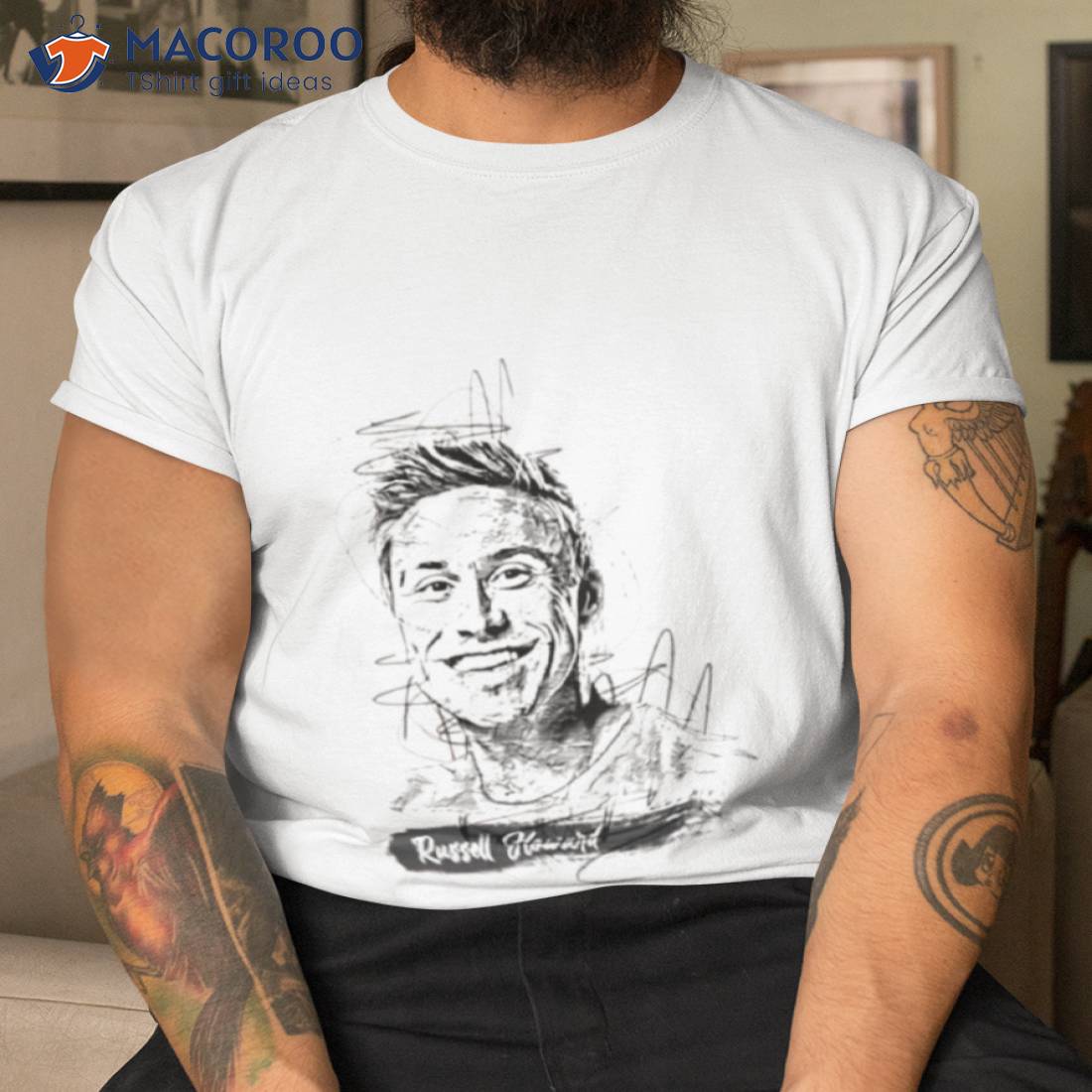 Russell Howard Abstract Sketch Arshirt Russell Howard Abstract Sketch Arshirt