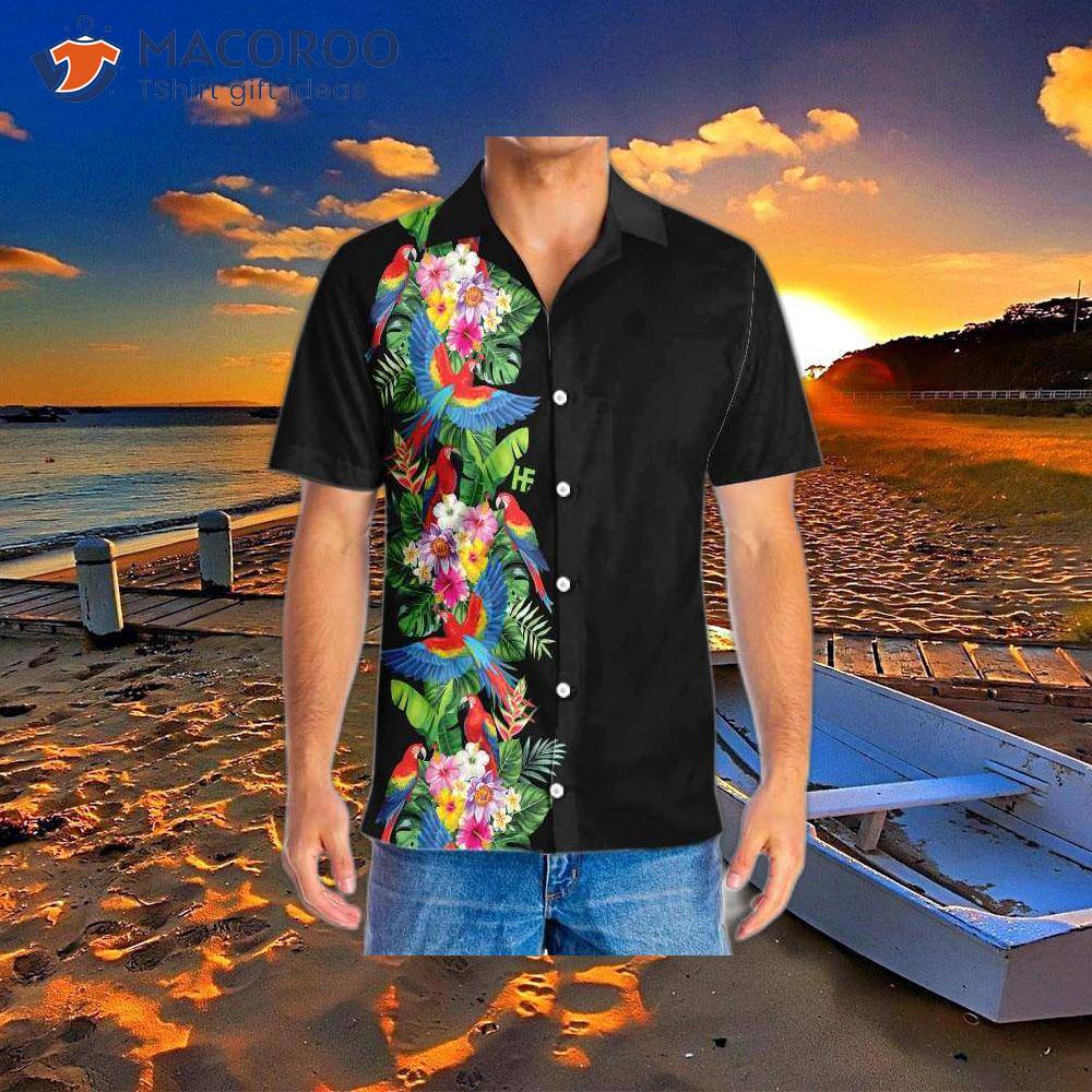 Men's Aloha Shirt Bird Of Paradise Hibiscus Hawaiian Shirt - Trendy Aloha