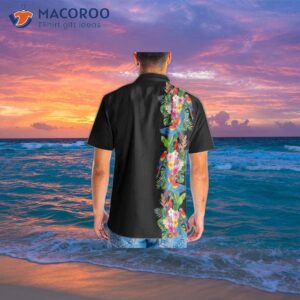 s aloha shirt with bird of paradise and hibiscus hawaiian print 4