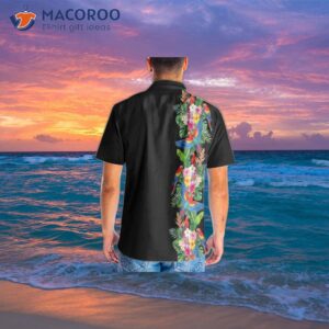 Floral Bird of Paradise Men's Aloha Shirt Green / S