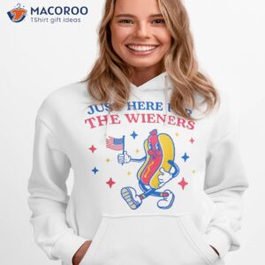‘s I’m Just Here For The Wieners Funny Fourth Of July Shirt