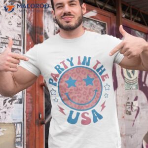 ‘s Party In The Usa 4th Of July Preppy Smile Shirt