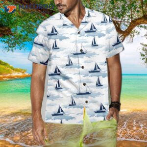sailboats ships and yachts hawaiian shirt short sleeve sailboat unique nautical shirt 3