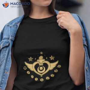 sailor moon icon yellow shirt tshirt