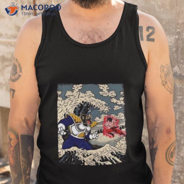 Saiyan In The Great Wave Shirt