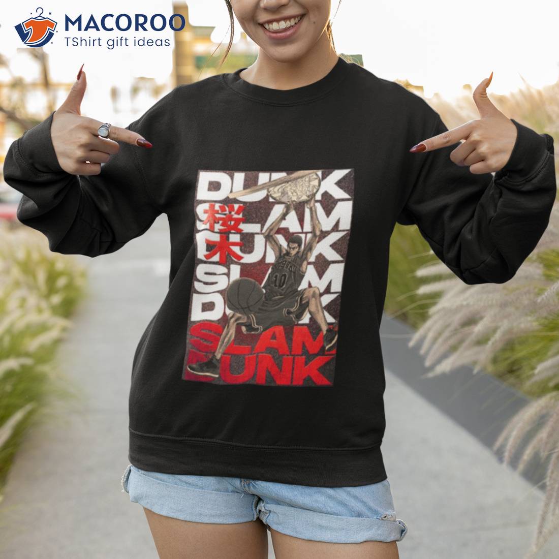 Sakuragi Slam Dunk Basketball Anime Shirt Sakuragi Slam Dunk Basketball Anime Shirt