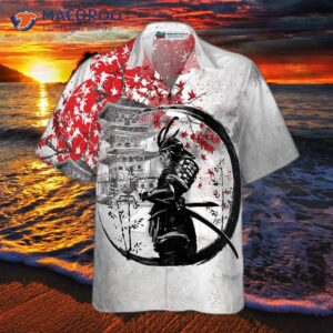 samurai skull warrior hawaiian shirt 3