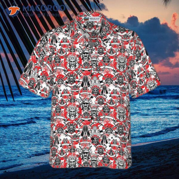 Samurai-style Hawaiian Shirt