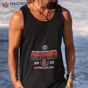 san diego state aztecs 2023 ncaa mens basketball national champions shirt 2 tank top