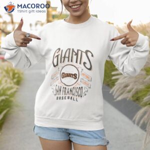 san francisco giants rucker collection distressed rock t shirt sweatshirt 1