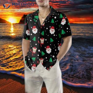 santa claus amp corgi hawaiian shirt funny christmas best gift idea 3