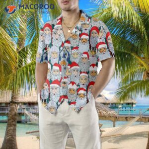 santa claus heads from different countries christmas hawaiian shirt shirt for day 3