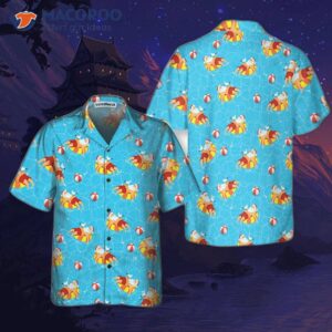 santa claus in swimming pool pattern hawaiian shirt funny gift for christmas 0