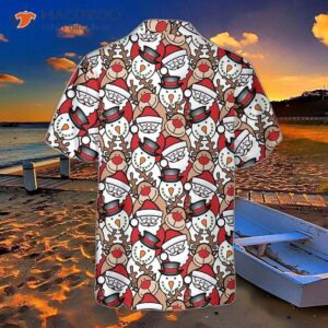 Santa Reindeer And Snowman Hawaiian Shirt, Funny Christmas Shirt For , Best Xmas Gift Idea