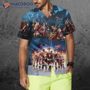 santa squad funny hawaiian shirt christmas shirt for 3