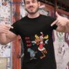 Santa With Baubles Rocky And Bullwinkle Shirt