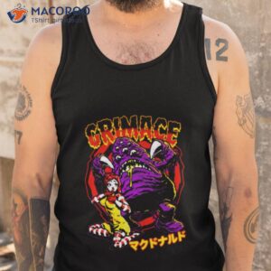 scary design grimace shirt tank top