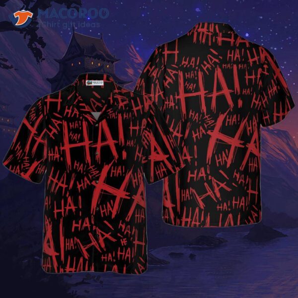 Scary Laugh For Halloween V2 Hawaiian Shirt.
