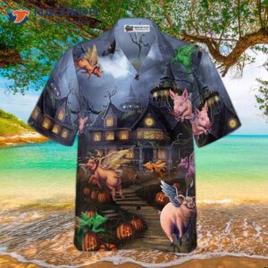 scary pigs can fly in hawaiian shirts 3