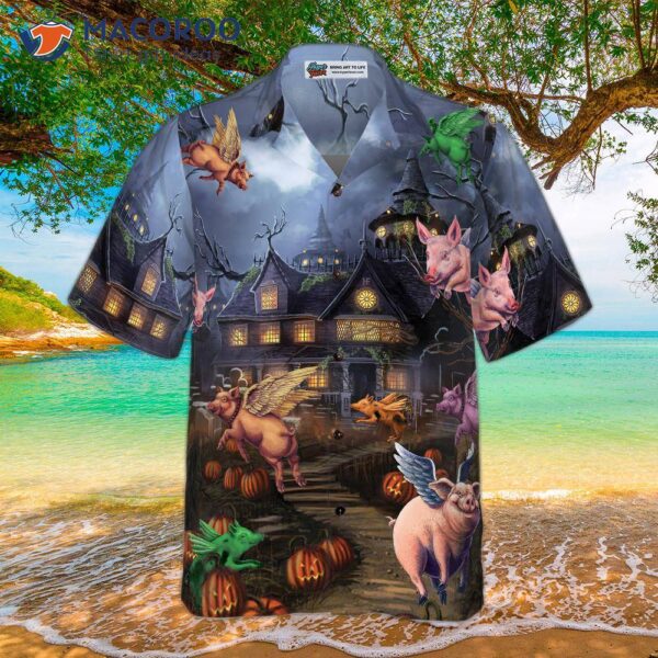 Scary Pigs Can Fly In Hawaiian Shirts.