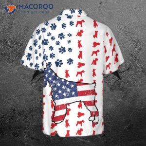 schnauzer american flag hawaiian shirt 1
