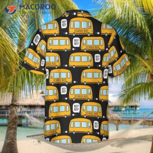 School Bus Driver Wearing A Hawaiian Shirt
