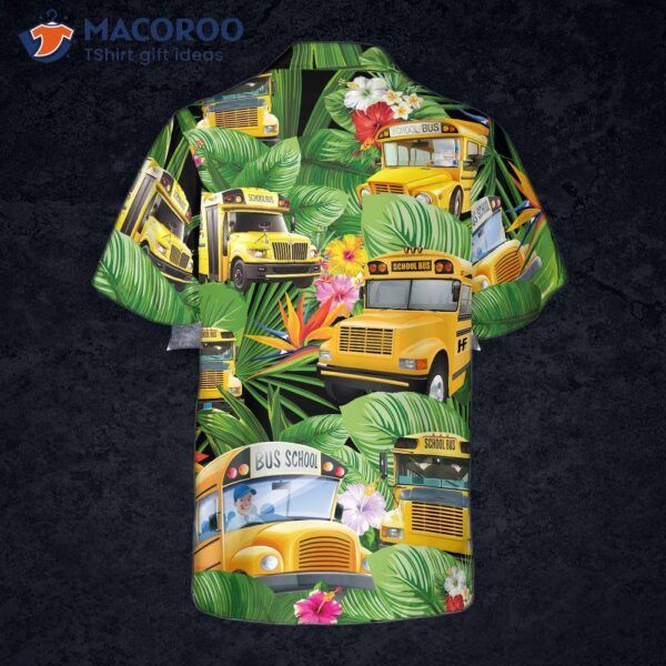 School Buses Wear Hawaiian Shirts.