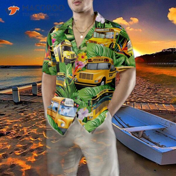 School Buses Wear Hawaiian Shirts.