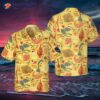 Scuba Diver And Sea Pattern V2 Hawaiian Shirt