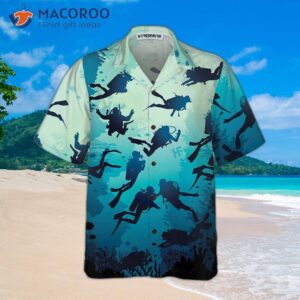 scuba diving beach hawaiian shirt cool shirt for unique gift diver 2