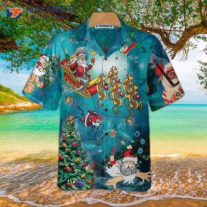 scuba diving santa claus christmas undersea hawaiian shirt unique gift for 2