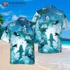 Scuba Diving With Sharks Hawaiian Shirt