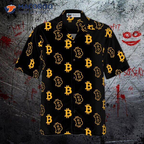 Seamless Bitcoin Hawaiian Shirt