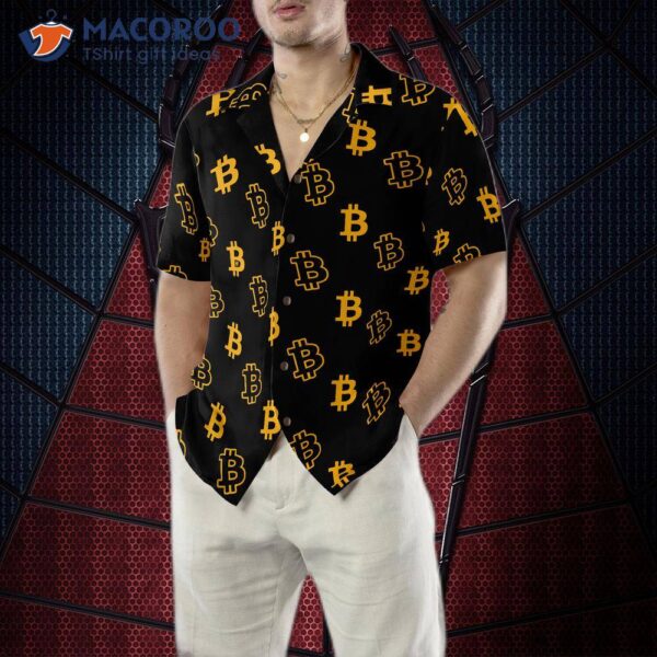 Seamless Bitcoin Hawaiian Shirt