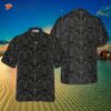 “seamless Gothic Skull Pattern Hawaiian Shirt”