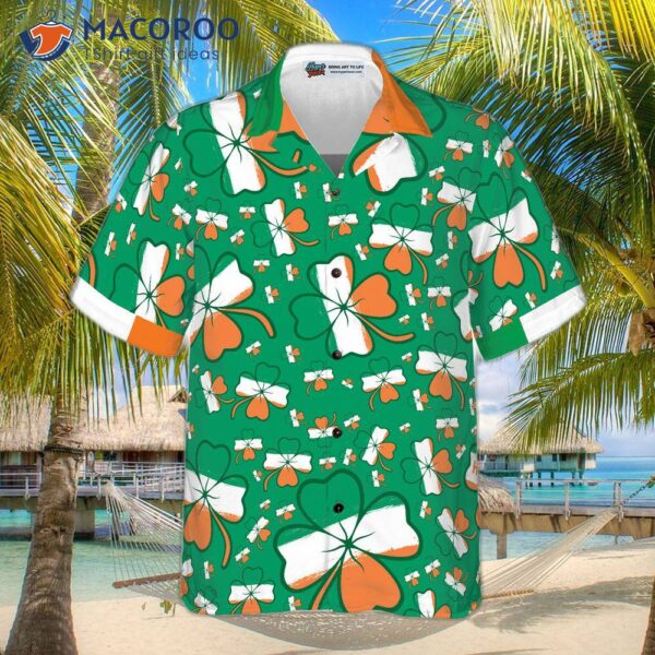 Seamless Ireland-style Shamrock Saint Patrick’s Day Irish V3 Hawaiian Shirt